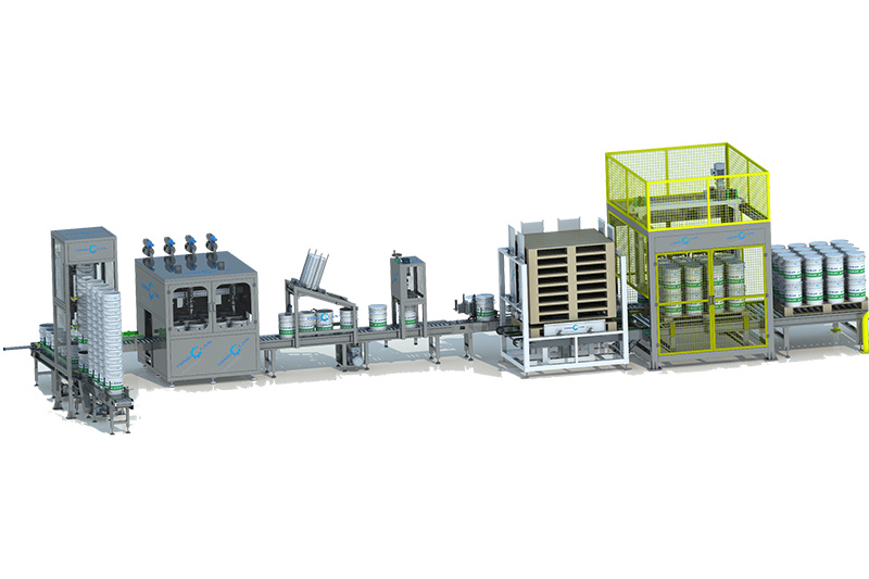 YL-35-1 小桶全自動液體灌裝機